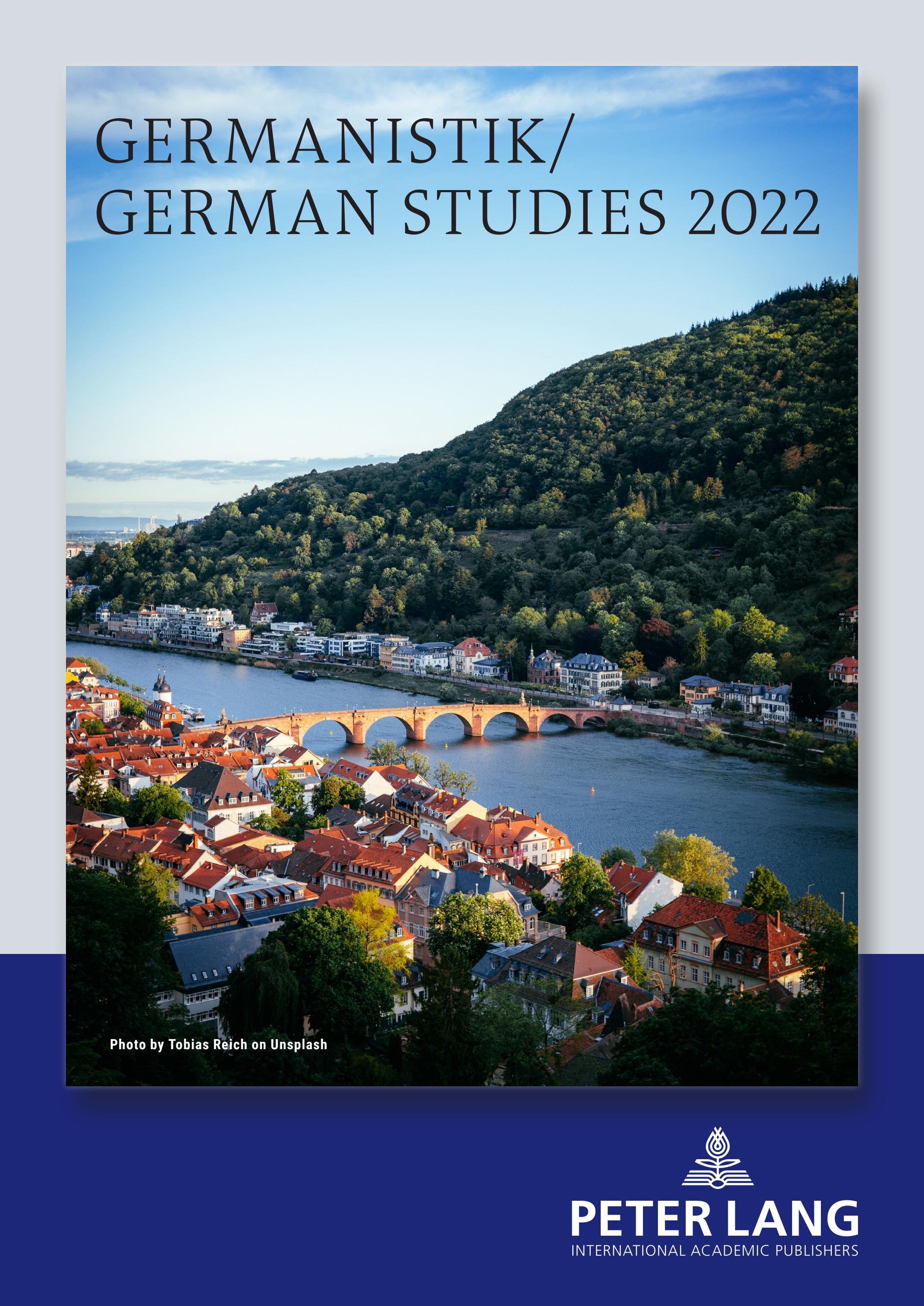 Germanistik/ German Studies 2022 by Peter Lang Publishing Group ...