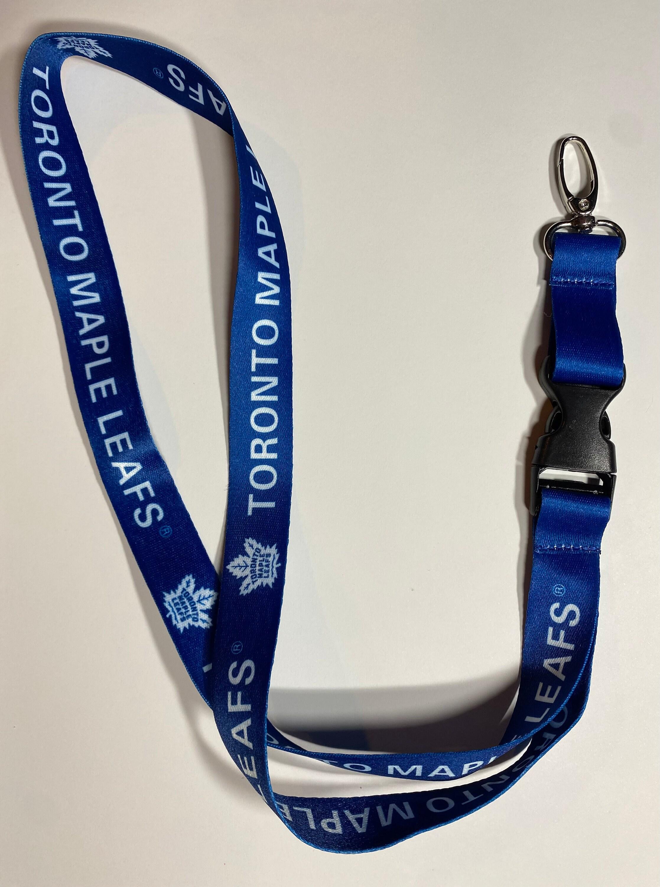 NHL Toronto Maple Leafs Lanyard Keychain With Buckle for Quick ...